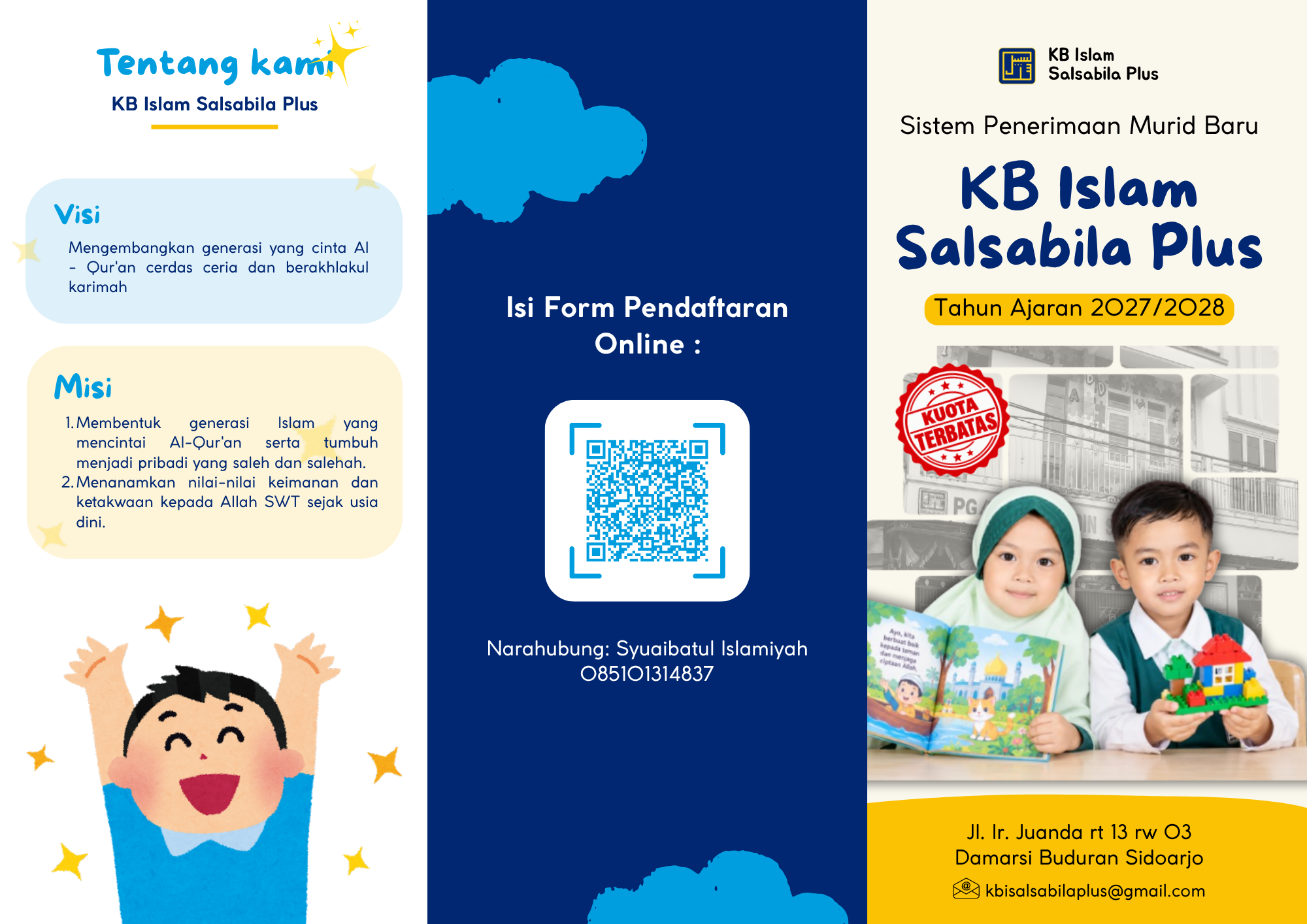 Brosur KB Islam Salsabila Plus